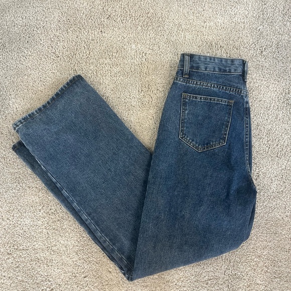 Distressed Blue Jeans - Picture 3 of 4